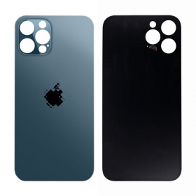 Apple iPhone 12 Pro tapa trasera de la batería (azul) (bigger hole for camera)