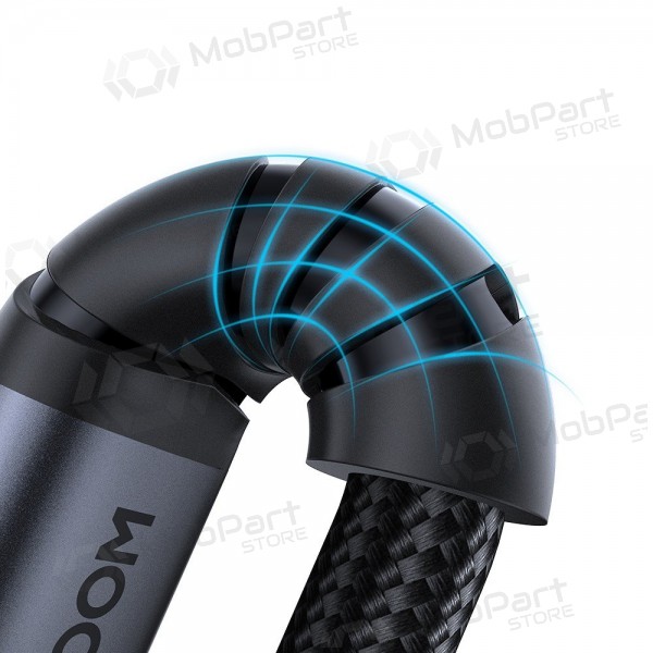 Audio cable Joyroom SY-A08 3,5mm to 3,5mm 1.2m negro