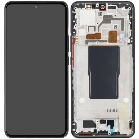Xiaomi 12T / 12T Pro pantalla (negro) (con un marco) (Premium)
