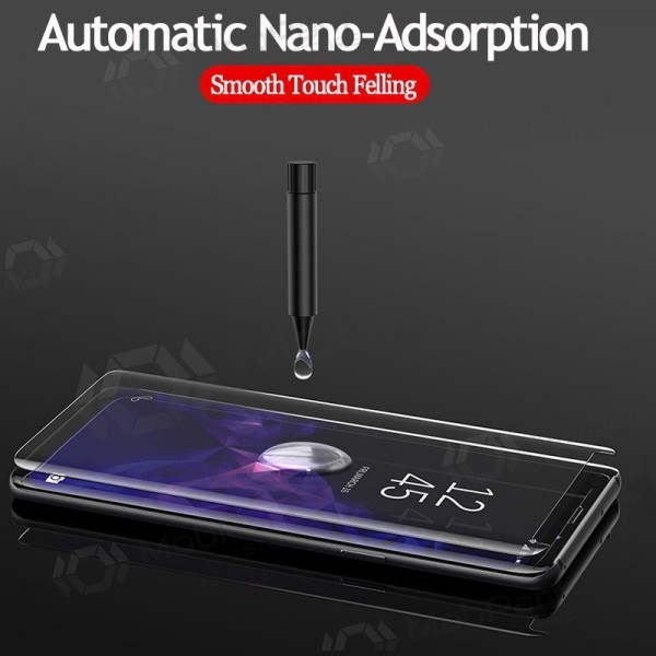 LCD apsauginis stikliukas Nano Optics 5D UV Glue Samsung S928 S24 Ultra lenktas transparente