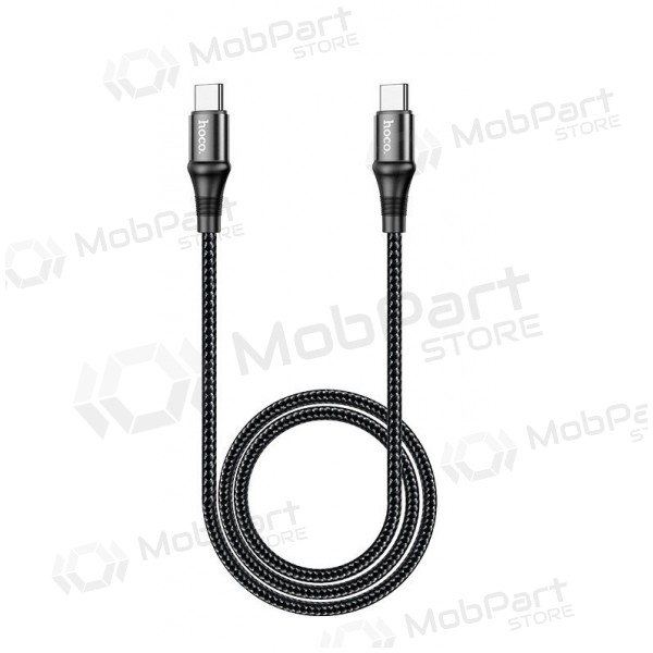 Cable USB Hoco X50 Exquisito Tipo-C - Tipo-C 100W 1.0m (negro)