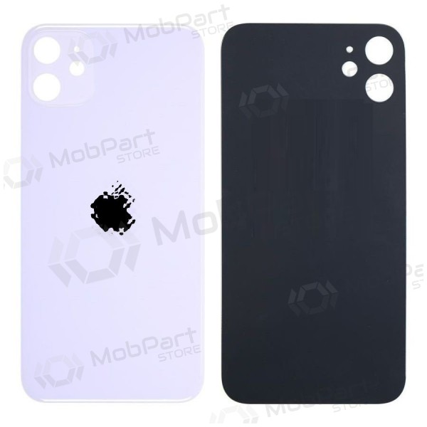 Apple iPhone 11 tapa trasera de la batería violeta (Purple) (bigger hole for camera) Apple iPhone 11 tapa trasera de la batería violeta (Purple) (bigger hole for camera)