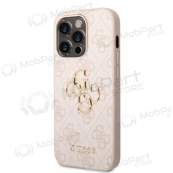Funda para Apple iPhone 14 Pro Max - Guess PU 4G Metal Logo (rosa)