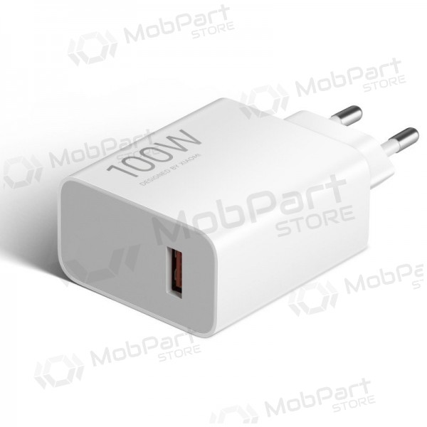 Cargador de teléfono Xiaomi Charging Combo BHR095VEU 100 W USB-A con cable USB-C blanco