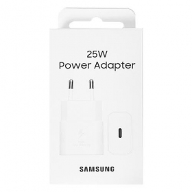 Cargador original Samsung EP-T2510NWEGEU 25W en el paquete blanco
