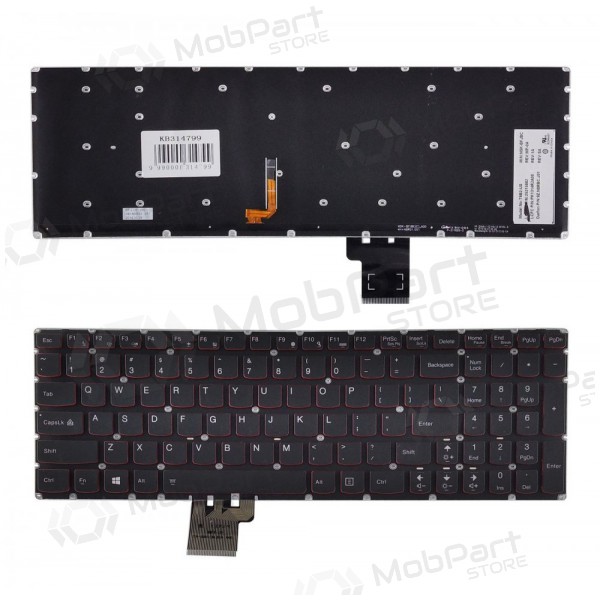 LENOVO Erazer: Y50, Y50-70, Y70-70; Ideapad: U530 teclado (con iluminación) LENOVO Erazer: Y50, Y50-70, Y70-70; Ideapad: U530 teclado (con iluminación)