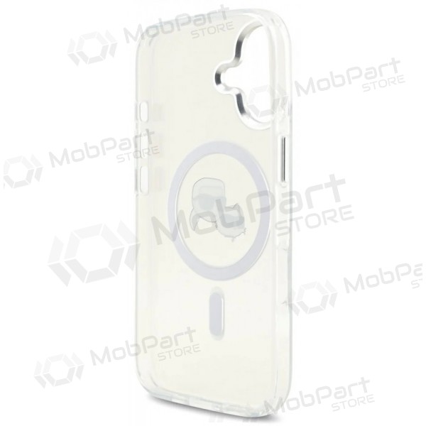 Funda para Apple iPhone 17 - Karl Lagerfeld IML K&CH Heads Metal Frame MagSafe (transparente)
