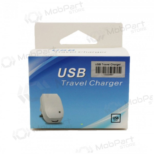 Cargador USB blanco (0.5A)