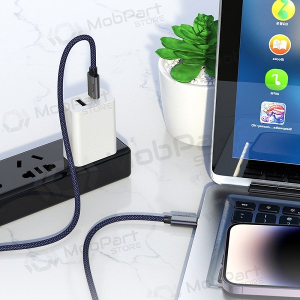Cable USB-C Hoco U134 USB-C a USB-C 1.8 m 240 W negro