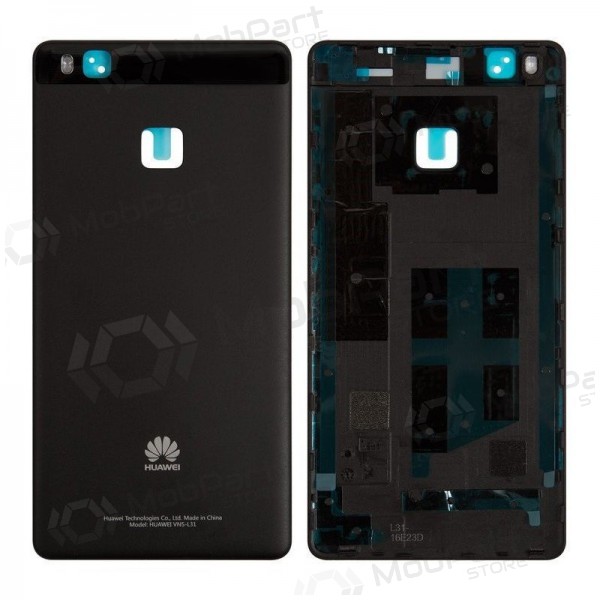 Huawei P9 Lite tapa trasera de la batería (negro) (usada grade B, original)