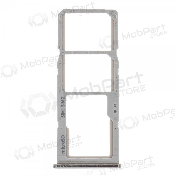 Samsung A705 Galaxy A70 2019 Titular de la tarjeta SIM blanco (plata)