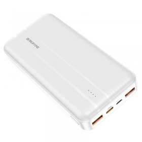 Batería externa Power Bank Borofone BJ9A Type-C PD+Quick Charge 3.0 (3A) 20000mAh blanca