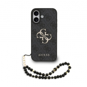 Funda para Apple iPhone 17 - Guess PU 4G Metal Logo Strap