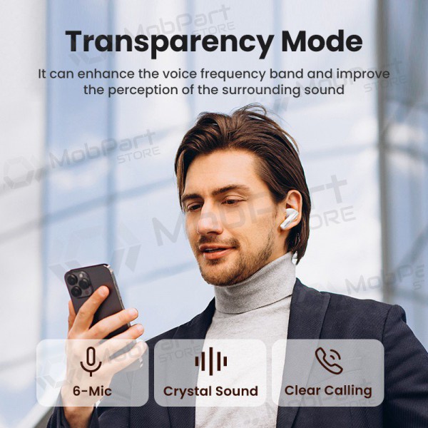 Inalámbricas ausinės Ugreen WS200 HiTune T6 Active Noise-Cancelling Earbuds