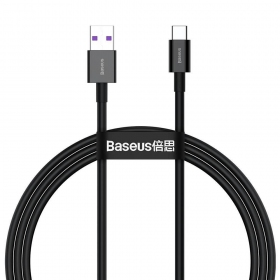 USB cable Baseus Superior Type-C 66W 1.0m (negro) CATYS-01