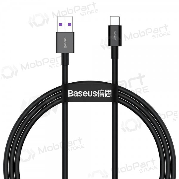 USB cable Baseus Superior Type-C 66W 1.0m (negro) CATYS-01