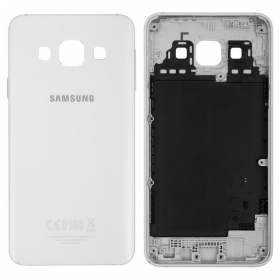 Samsung A300F Galaxy A3 tapa trasera de la batería blanco (Pearl White) (usada grade A, original)