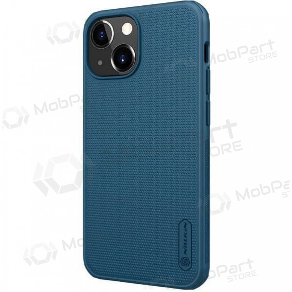 Apple iPhone 15 funda „Nillkin Frosted Shield“ (azul)