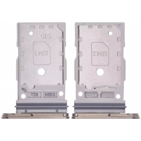 Soporte de tarjeta SIM dual para Samsung Galaxy S24 Ultra (amarillo) (original)
