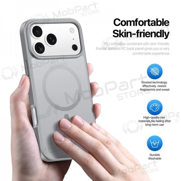 Funda para Apple iPhone 17 Pro Max, 18 Pro Max - Dux Ducis Yind (gris)