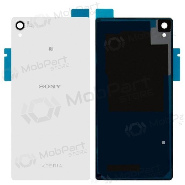 Sony Xperia Z3 D6603 tapa trasera de la batería (blanco) (service pack) (original)