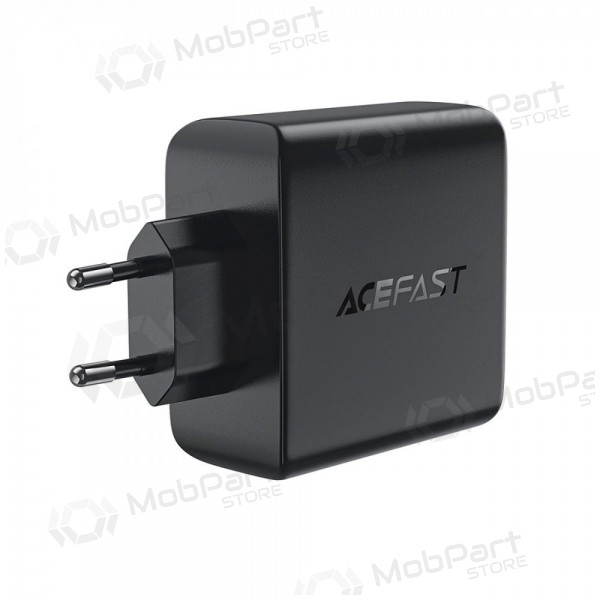 Cargador de teléfono Acefast A94 100 W GaN 3x USB-C + USB-A negro