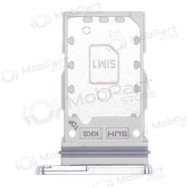 Samsung Galaxy S22 Ultra Dual Titular de la tarjeta SIM (blanco) (original)