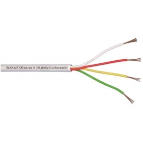 Cable apantallado estañado ELAN 4x0.22
