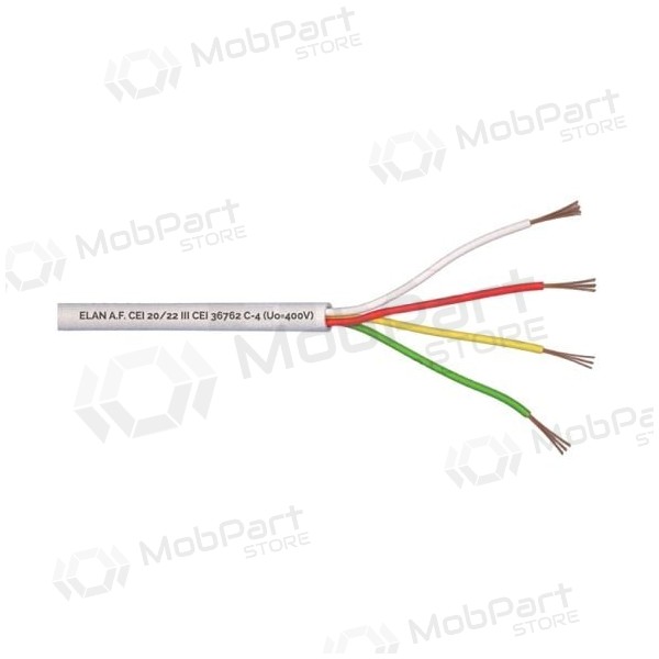 Cable apantallado estañado ELAN 4x0.22