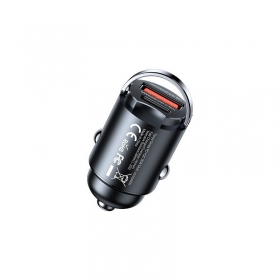Cargador de coche para teléfono Remax RCC359 30 W USB-C + USB-A negro