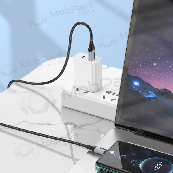 Cable USB-C Borofone BX101 USB-A a USB-C 1 m blanco