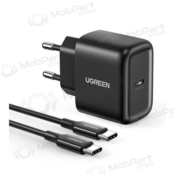 Cargador de teléfono Ugreen CD250 25 W USB-C negro