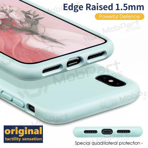 Funda para Apple iPhone 13 Pro Max - Liquid Silicone 1.5mm (menta)