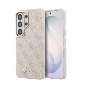 Funda para Samsung Galaxy S26 Ultra - Guess PU 4G Script Metal Logo Magnetic