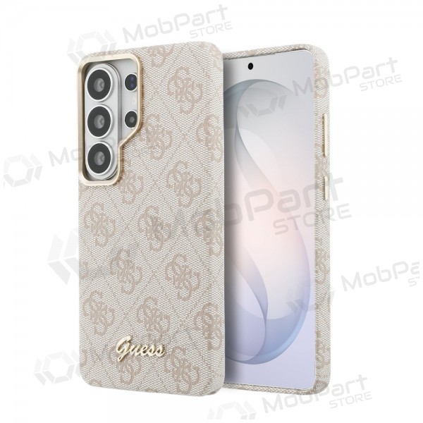 Funda para Samsung Galaxy S26 Ultra - Guess PU 4G Script Metal Logo Magnetic (rosa)