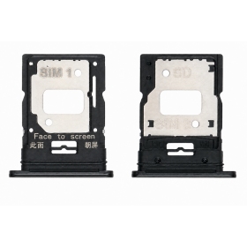 Soporte de tarjeta SIM para Xiaomi Mi 11 Lite 4G / 5G / 5G NE 2021 (negro)