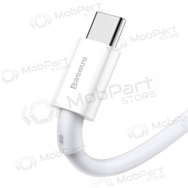 USB cable Baseus Superior Type-C 66W 1.0m (blanco) CATYS-02