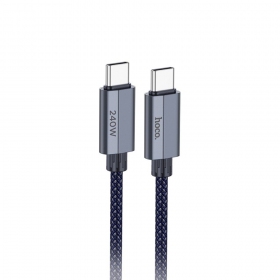 Cable USB-C Hoco U134 USB-C a USB-C 1.8 m 240 W negro