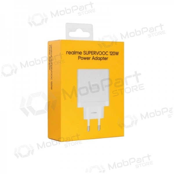 Cargador de teléfono Realme VCBBOAEH 120 W SuperVOOC USB-A blanco