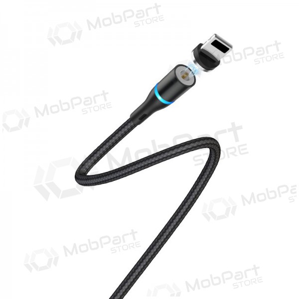 USB cable Borofone BU16 Skill Magnetic Lightning 1.0m (negro)