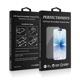 Cristal protector para Apple iPhone 15 Pro -Perfectionists 2.5D Super Strong Matte-