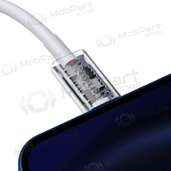 Cable Baseus Superior Type-C - Lightning PD 20W 0.25m (blanco) CATLYS-02
