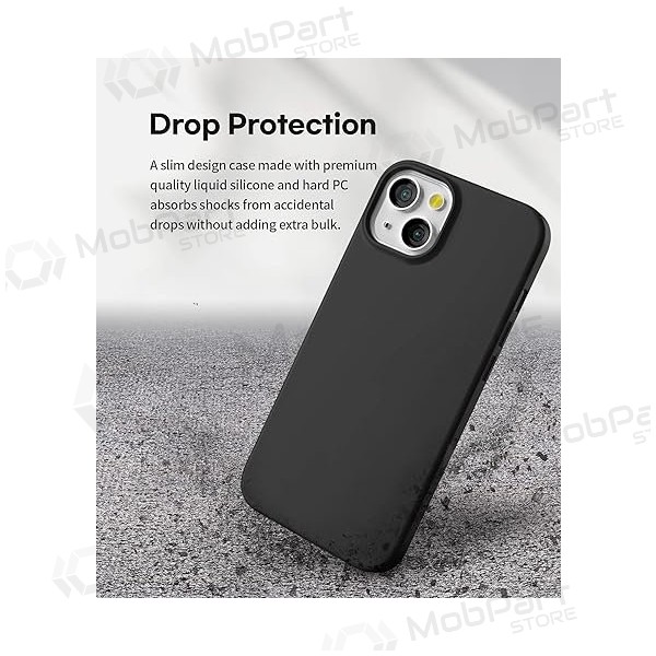 Funda para Apple iPhone 14 -Mercury Soft Feeling- (negra)