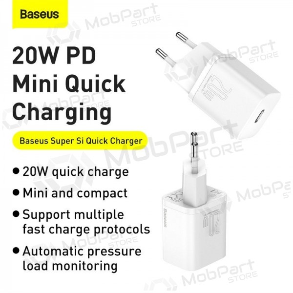 Cargador buitinis Baseus Super Si 20W blanco CCSUP-B02