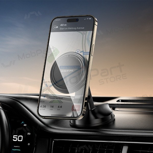 Soporte de teléfono para coche Borofone BH136 para salpicadero 4.5–7.0 pulgadas.