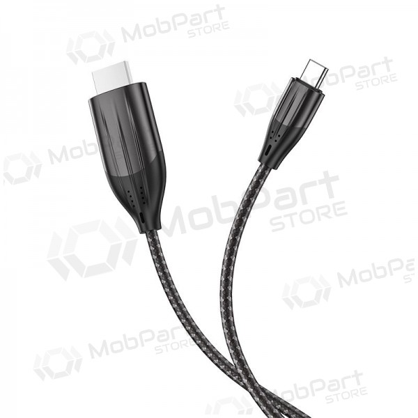 Cable Hoco UA16 Type-C to HDMI 2.0m gris