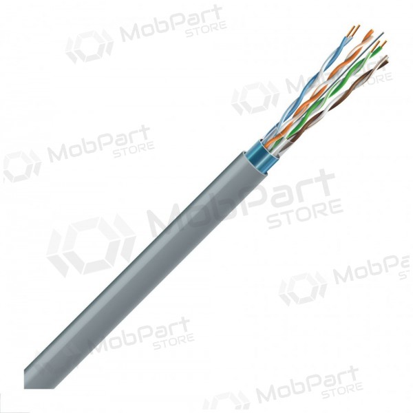 Cable de red LAN ECG FTP 6 (interior, apantallado, PVC, 305m, Eca, 24 AWG/0.54mm)