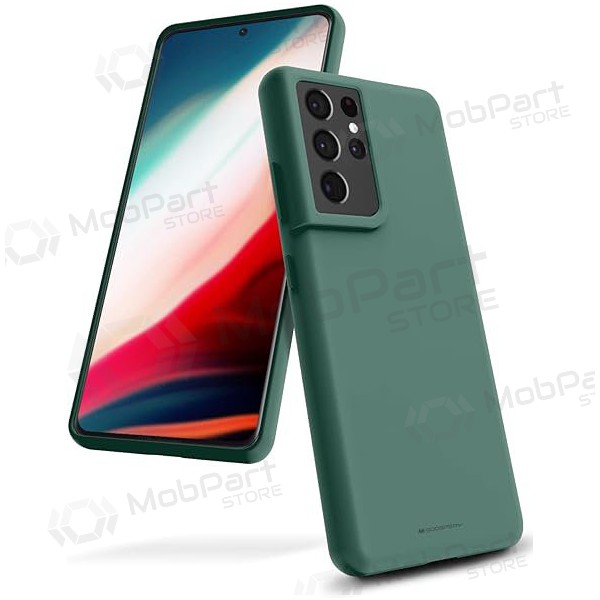 Funda para Samsung Galaxy A15 Mercury - Silicone Case (verde oscuro)