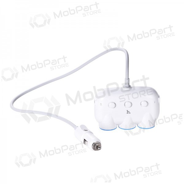 Cargador de coche - šakotuvas Hoco C1 2xUSB 3xconnector (3.1A) Cargador de coche - šakotuvas Hoco C1 2xUSB 3xconnector (3.1A)