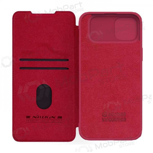 Funda para Apple iPhone 14 -Nillkin Leather- (rojo)